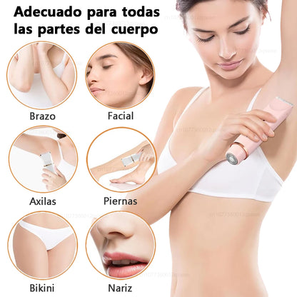 Depiladora corporal 2 en 1