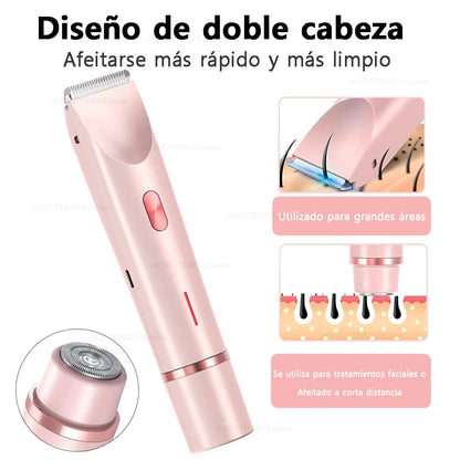 Depiladora corporal 2 en 1